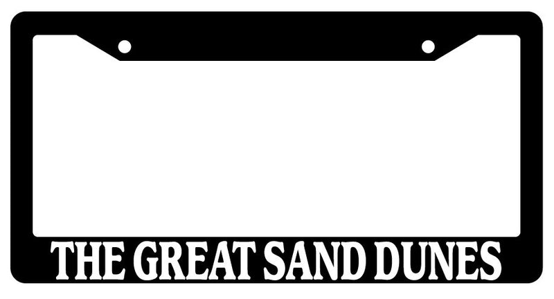 Black License Plate Frame The Great Sand Dunes Auto Accessory 1103  Mod-GRAPH9856236-675