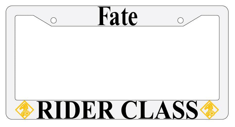 Fate Rider Class White Plastic License Frame Auto Anime  Mod-GRAPH9856236-1951