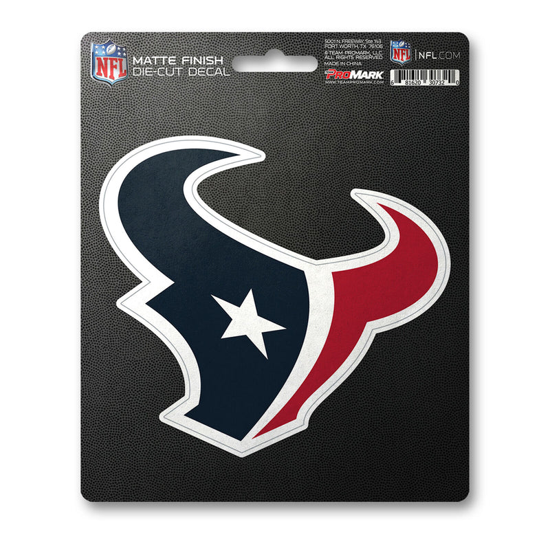 NFL Houston Texans Matte 5"X6.25" Auto Boat Cooler Luggage