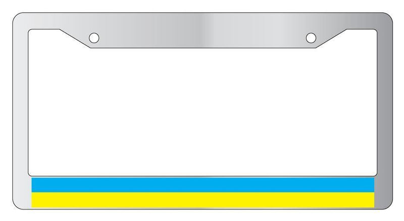 Ukraine Chrome License Plate Frame World Flags  Mod-GRAPH9856236-5008