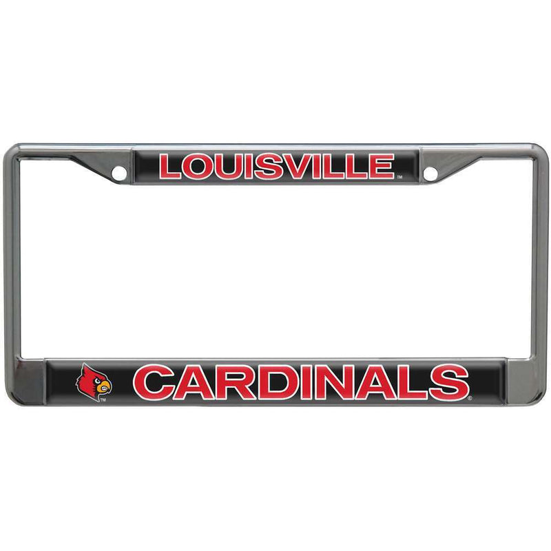 NCAA Louisville "cardinals" License Plate Frame - Chrome