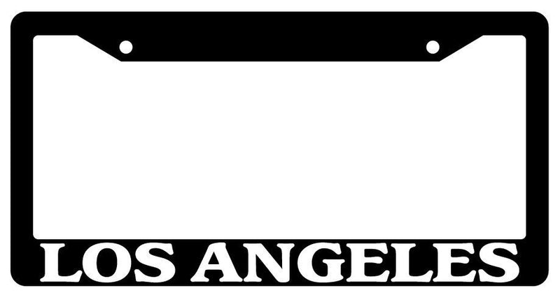 Black License Plate Frame Los Angeles City State Auto Accessory 1535  Mod-GRAPH9856236-332