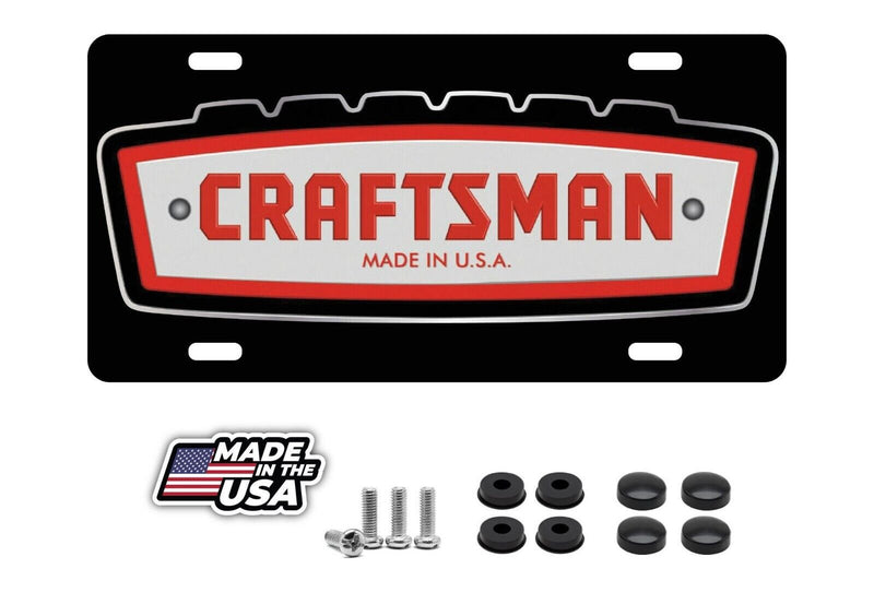 Craftsman License Plate Aluminum Gift Car Tag Truck