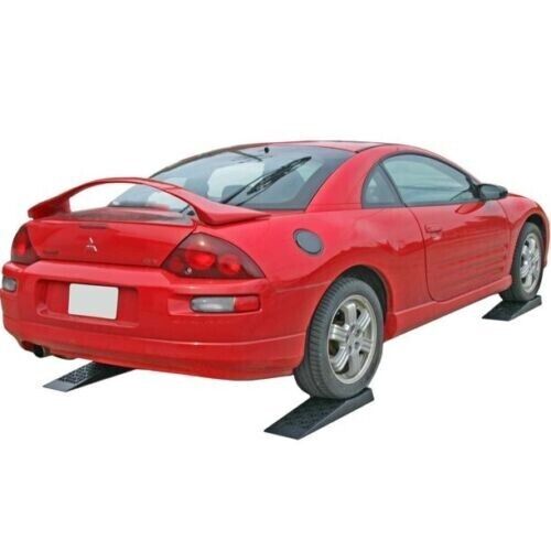 Low Profile Plastic Car Service Ramps, 2 Pack