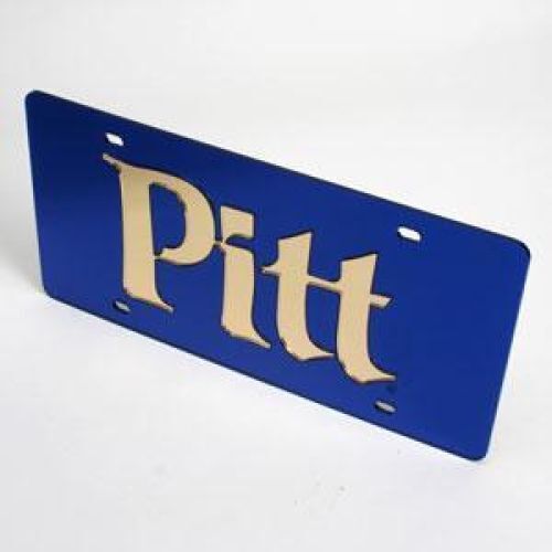 NCAA Pittsburgh Panthers License Plate - Blue