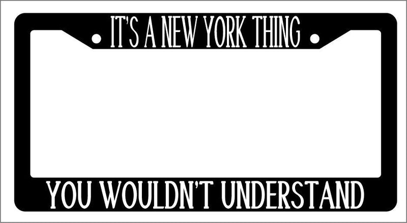 Black License Plate Frame IT&