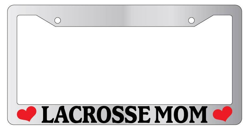 Chrome METAL License Plate Frame LACROSSE MOM Auto Accessory  Mod-GRAPH9856236-8007