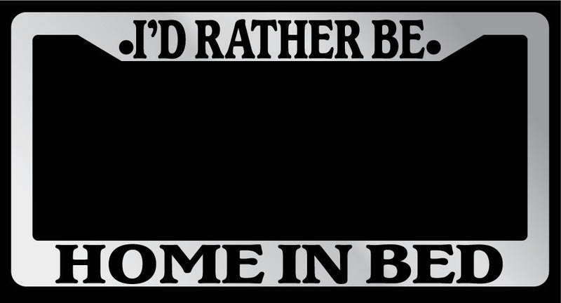 Chrome License Plate Frame "I&