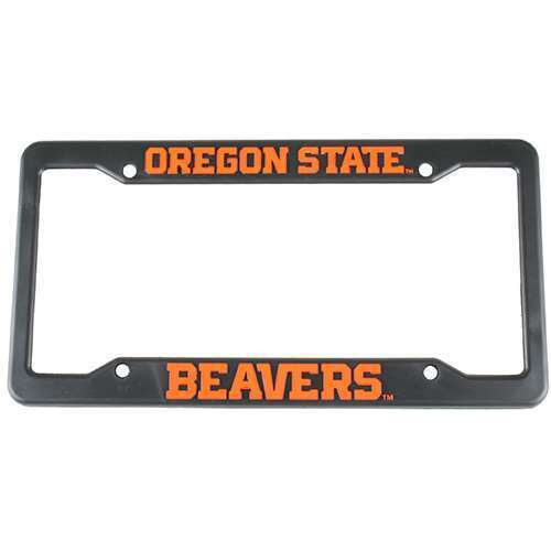 NCAA Oregon State Beavers Plastic License Plate Frame