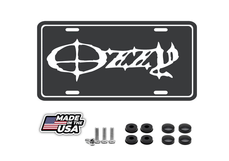 Ozzy Osbourne license plate metal wall sign front tag vanity plate - Music Band