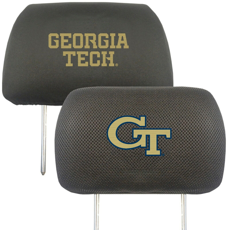 NCAA Georgia Tech Yellow Jackets 2-Piece Embroidered Headrest Cover