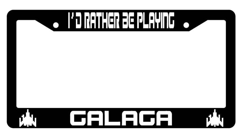 Black License Plate Frame I&