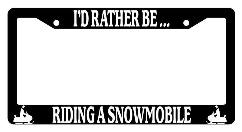 Black License Plate Frame I&