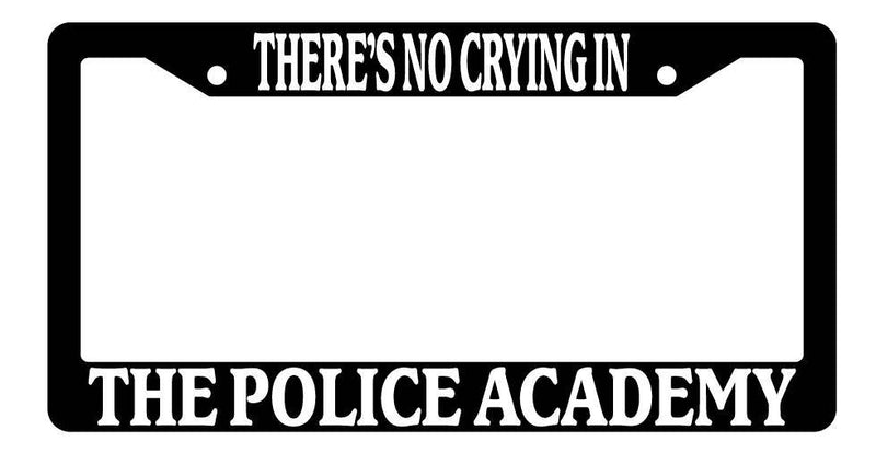 Black License Plate Frame There&