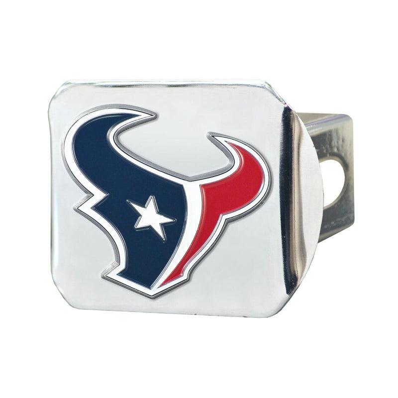 Houston Texans NFL 3D Color on Chrome Metal Hitch Cover