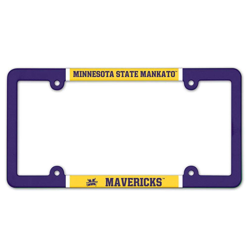 NCAA Minnesota State Mankato Mavericks Plastic License Plate Frame