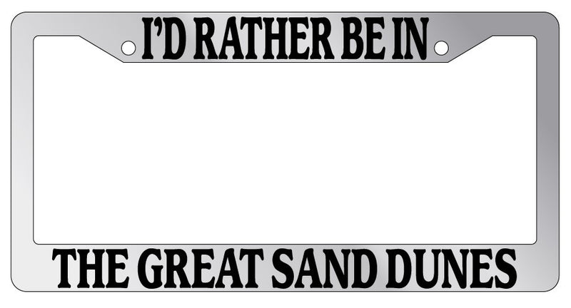 Chrome License Plate Frame I&