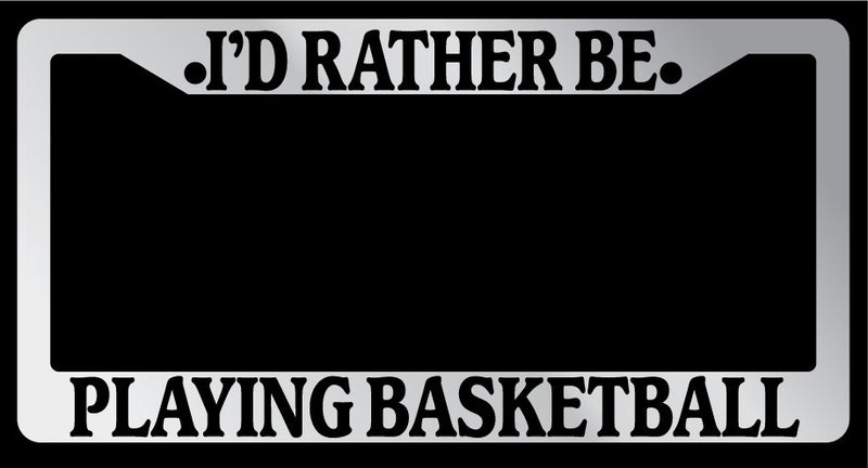 Chrome License Plate Frame "I&