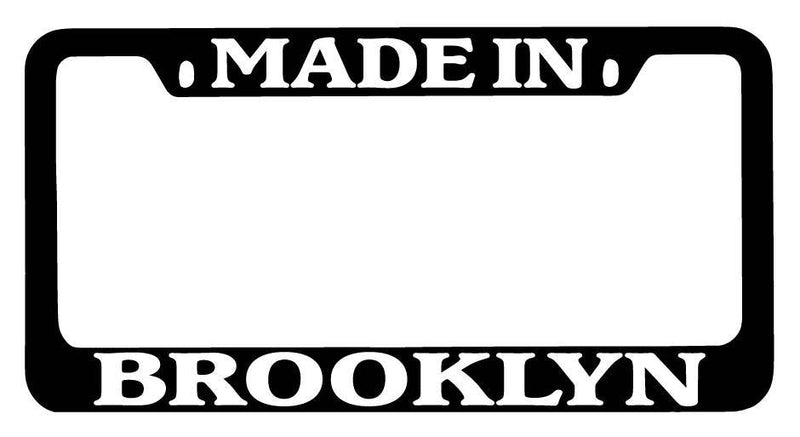 Black METAL License Plate Frame Made In Brooklyn Auto Accessory 1146  Mod-GRAPH9856236-9148