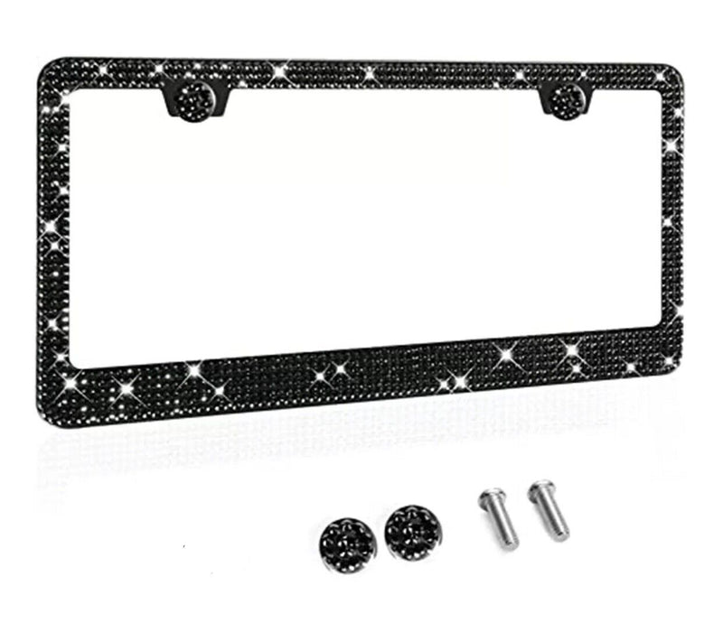 Frame Crystal Glitter Label High-quality Rhinestone License Plate Frames BD