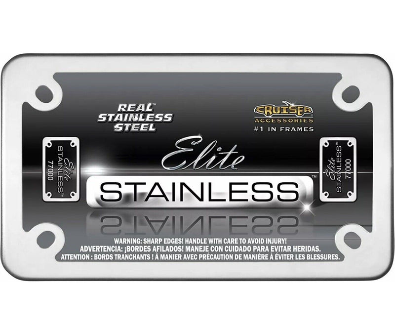 Cruiser Accessories Motorcycle License Plate Frame Neo Chrome 77030