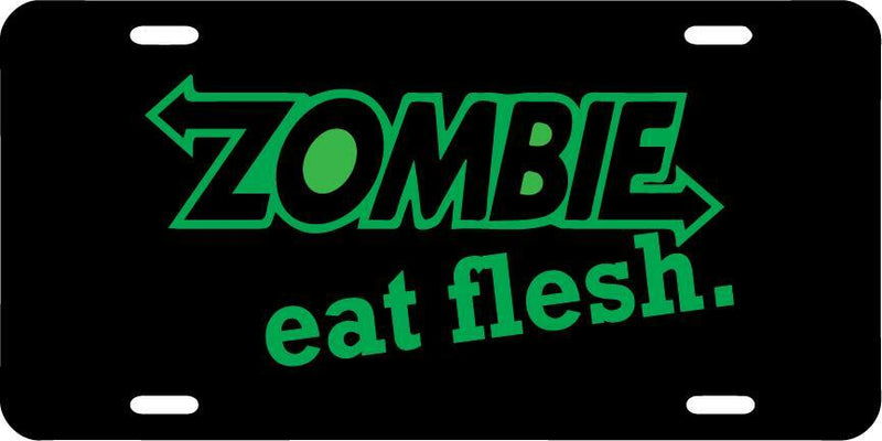 Zombie Eat Fresh Vanity License Plate Mod-GRAPH9856236-7620