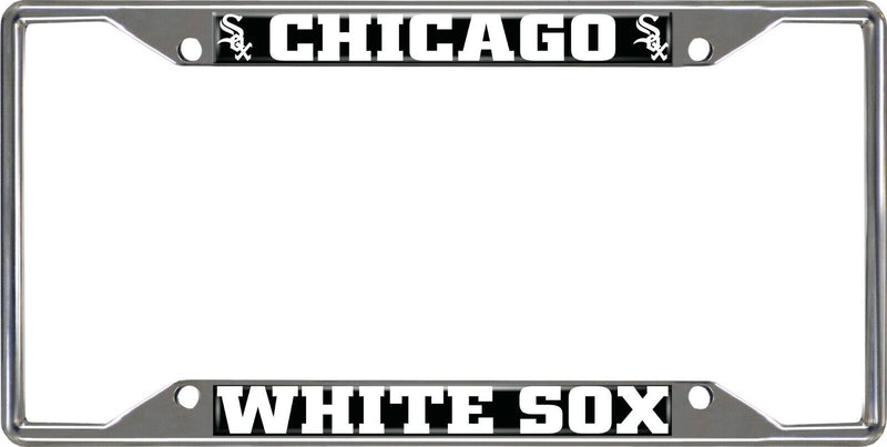 MLB Chicago White Sox Chrome Metal License Plate Frame