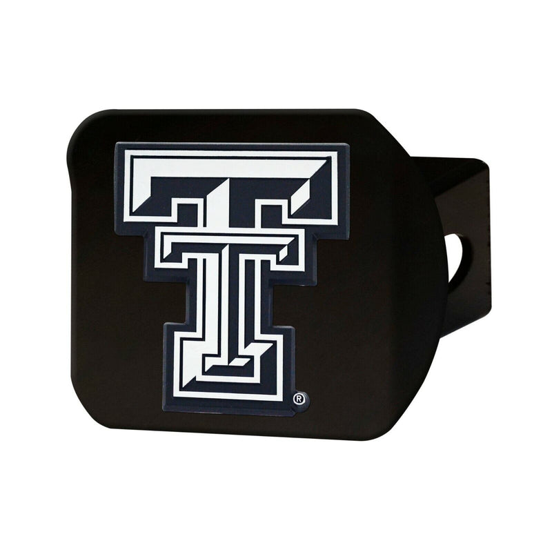 NCAA Texas Tech Red Raiders 3D Chrome on Black Metal Hitch Cover