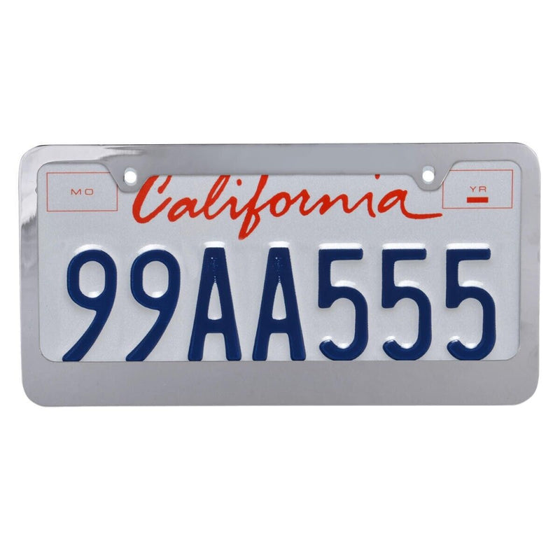 Heavy Duty Metal License Plate Frame Holder Chrome Plated Car Bling