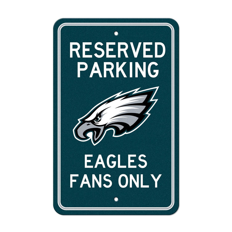 NFL Philadelphia Eagles Reserved Parking Sign Large Decor 12"x 18"