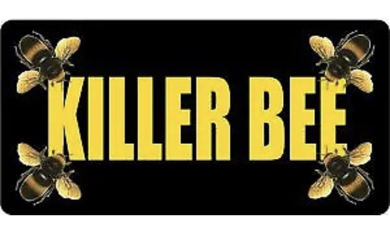 Killer Bee Photo License Plate