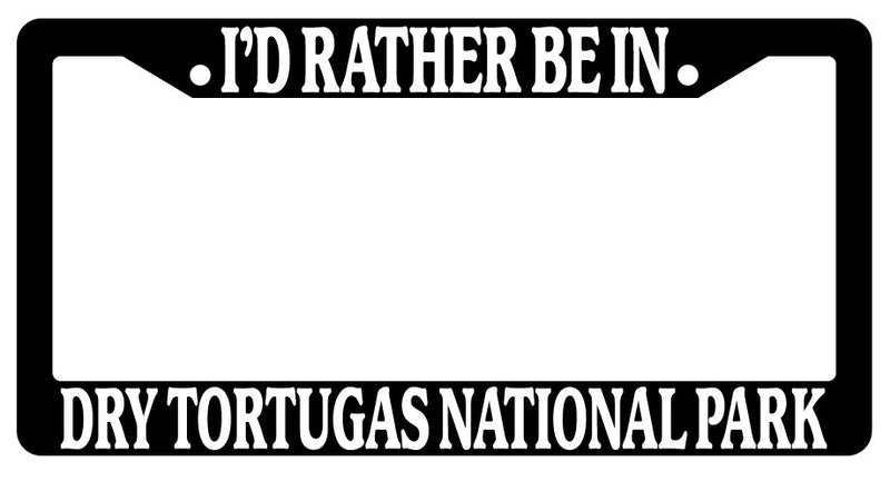 Black License Plate Frame I&