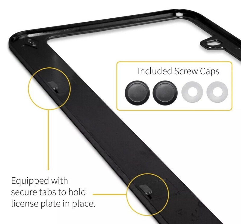 I Rather Be Watching Anime Variation 2 Aluminum Car License Plate Frame