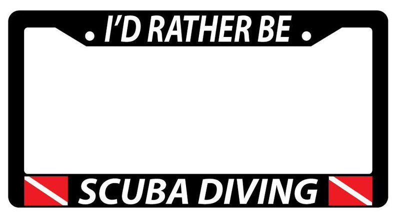 Black License Plate Frame I&