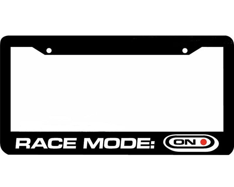 RACE MODE ON jdm lowered built tuned initial d officer License Plate Frame