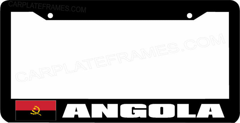 ANGOLA flag License Plate Frame