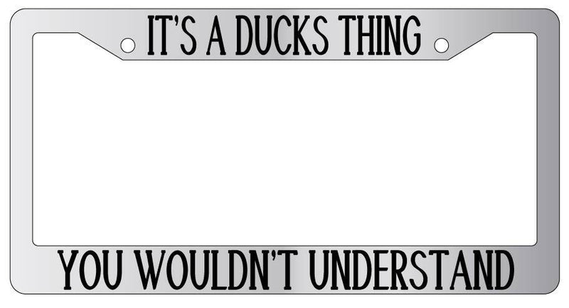 Chrome License Plate Frame IT&