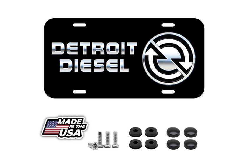 Detroit Diesel Vehicle License Plate Truck Auto Tag NEW