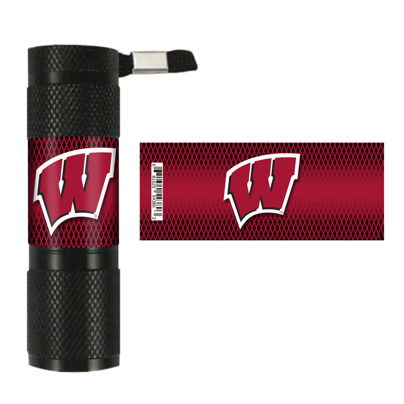 NCAA Wisconsin Badgers LED Flashlight 1.1"x.3"x3.4"