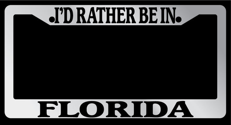 Chrome License Plate Frame I&