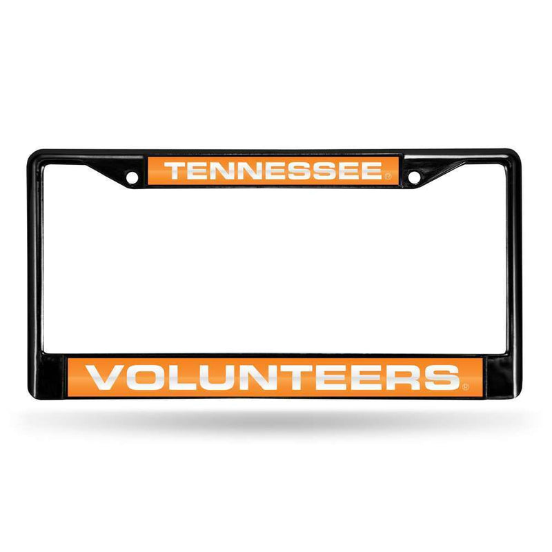 NCAA Tennessee Volunteers Inlaid Acrylic Black License Plate Frame