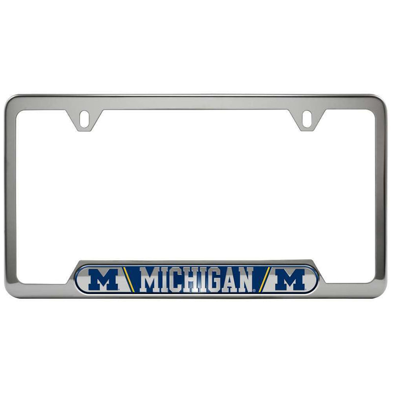 NCAA Michigan Wolverines Stainless Steel License Plate Frame