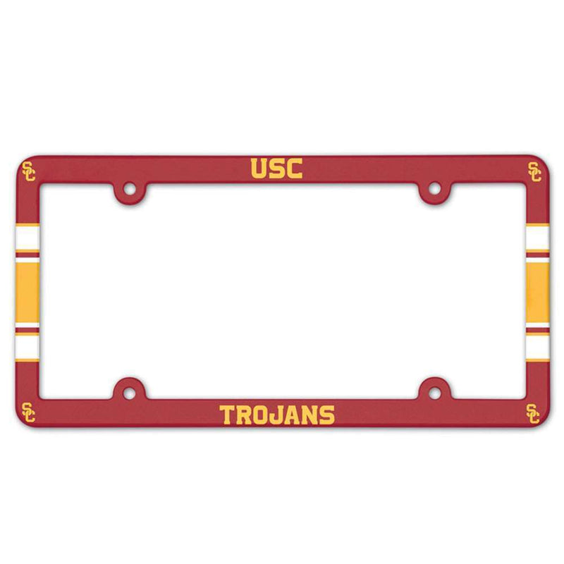 NCAA USC Trojans Plastic License Plate Frame