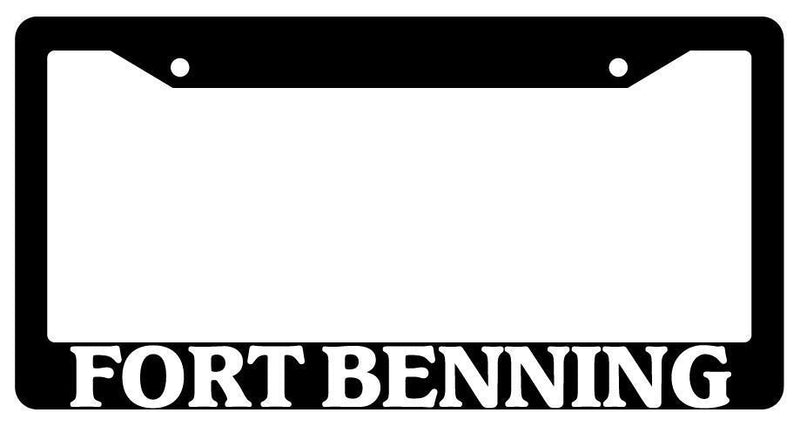 Black License Plate Frame New City State Fort Benning Auto Accessory 1255  Mod-GRAPH9856236-1430
