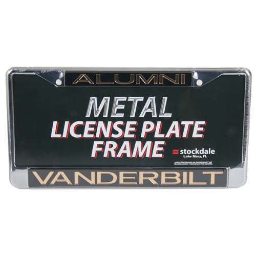 NCAA Vanderbilt Commodores Metal Alumni Inlaid Acrylic License Plate Frame