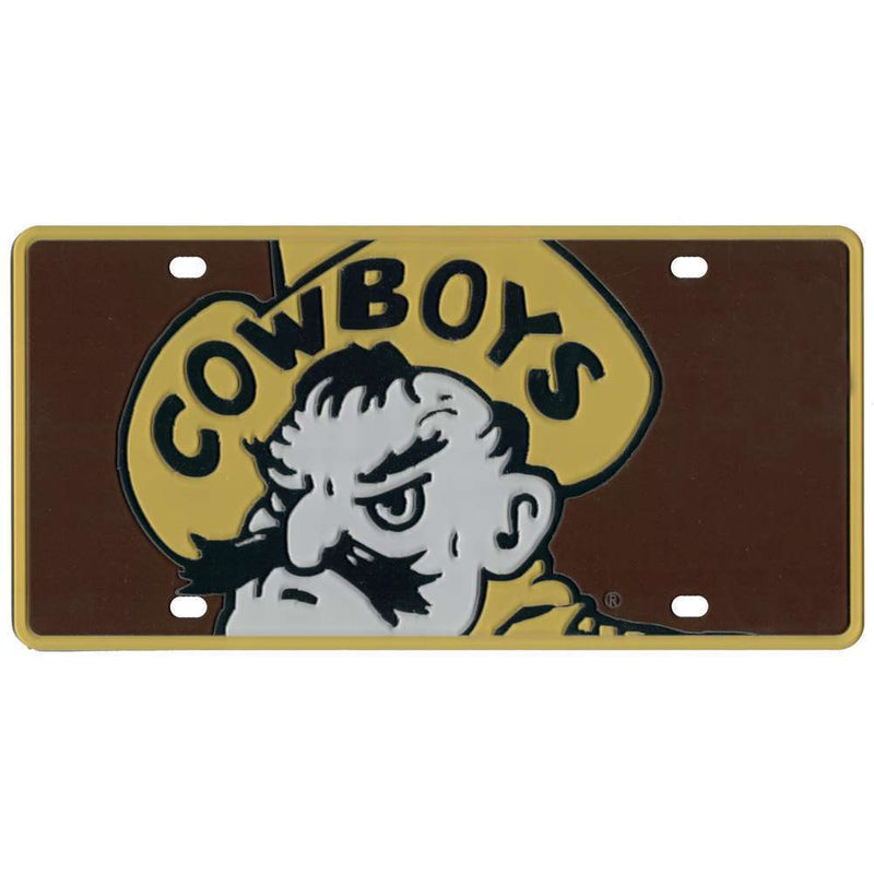 NCAA Wyoming Cowboys Full Color Mega Inlay License Plate