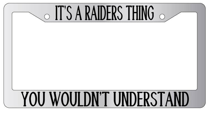 Chrome License Plate Frame IT&