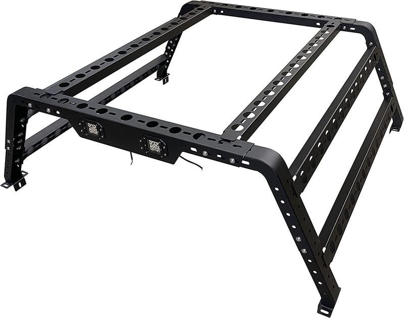 Truck Bed Rack for Toyota Tacoma 05-22 ; Tundra 2014-2022 Truck Bed with Rail