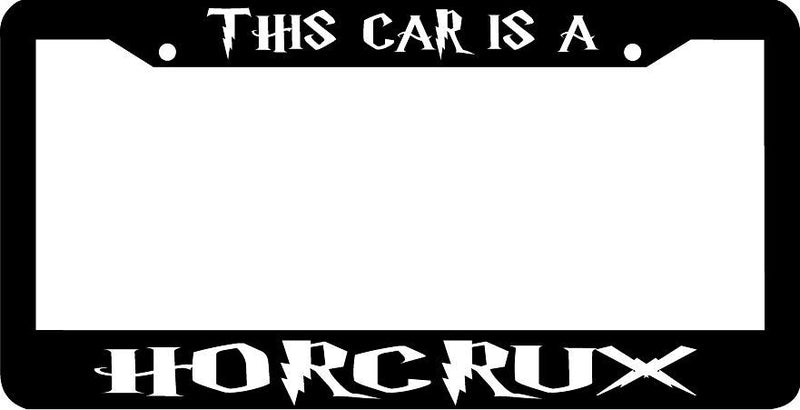 This Car Is A Horcrux License Plate Frame