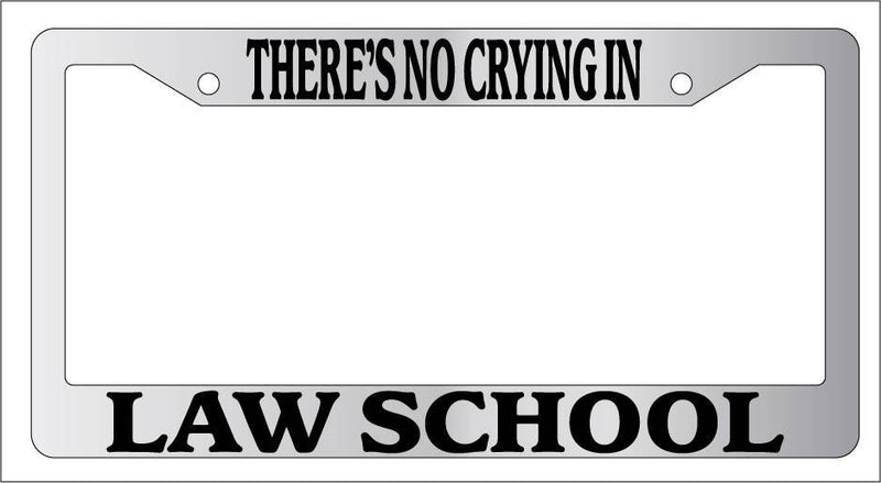 Chrome License Plate Frame There&